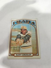 1972 Topps Manny Sanguillen Pirates #60 Baseball Card Pittsburgh Pirates