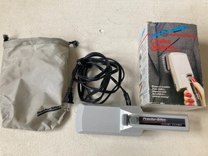 Proctor Silex E115 Clothes Steamer Handheld Gray Original Box Instructions Bag