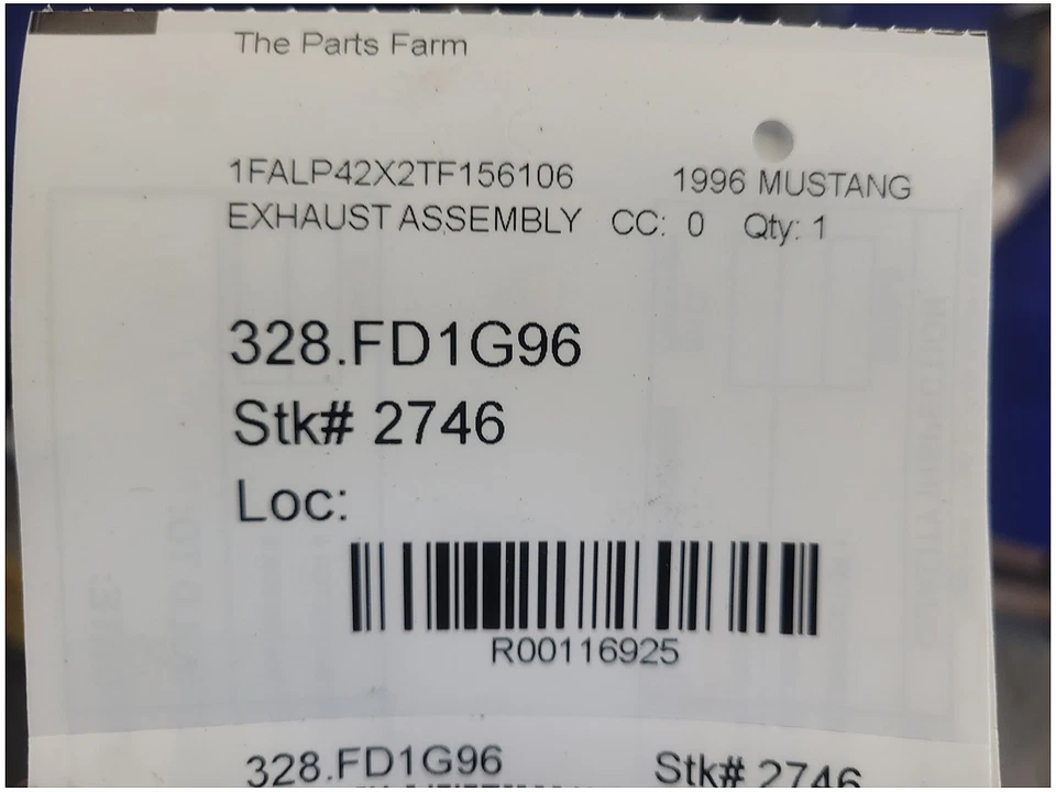 1994-1998 Ford Mustang GT Saleen Borla Machine Gun Tip Exhaust Muffler 2746 - Image 2 of 4