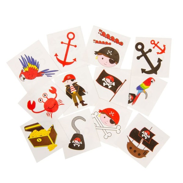 Tattoos Piraat 12St. (Us Import) NEU-image