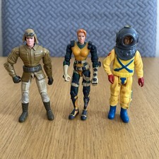 GI Joe Action Figures Dusty Agent Scarlett Deep Sea Diver Vintage Toys 10cm Tall
