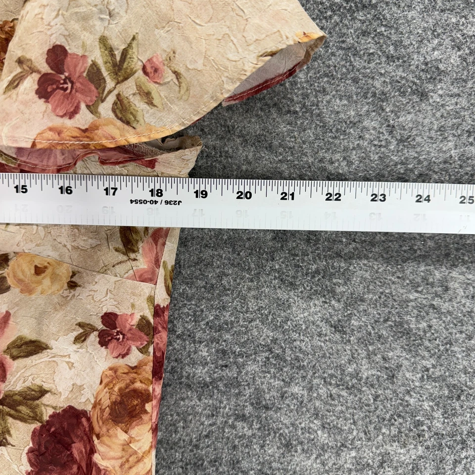 Miss Dorby юбка костюм женщин 10P миниатюрный серый цветочный коротким рукавом трапециевидный Midi - Изображение 4 из 4