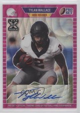 2021 Leaf Pro Set Metal 1989 Pink Wave 6/30 Tylan Wallace #PA-TW1 Auto 0wp8