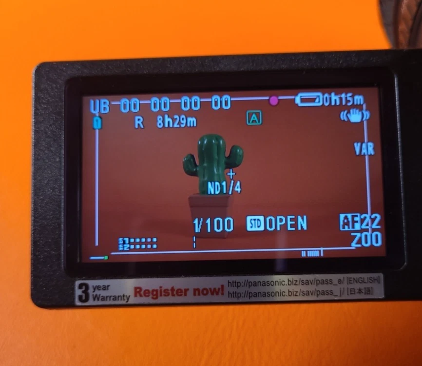 Panasonic AG-AC130AP AVCCAM HD Handheld Camcorder w/ Batt, Charger *1,485 Hours* - Image 2 of 4