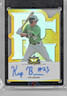 2014 Leaf Valiant Perfect Game Die-Cut Yellow Prismatic #/5 Kep Brown Auto SSP