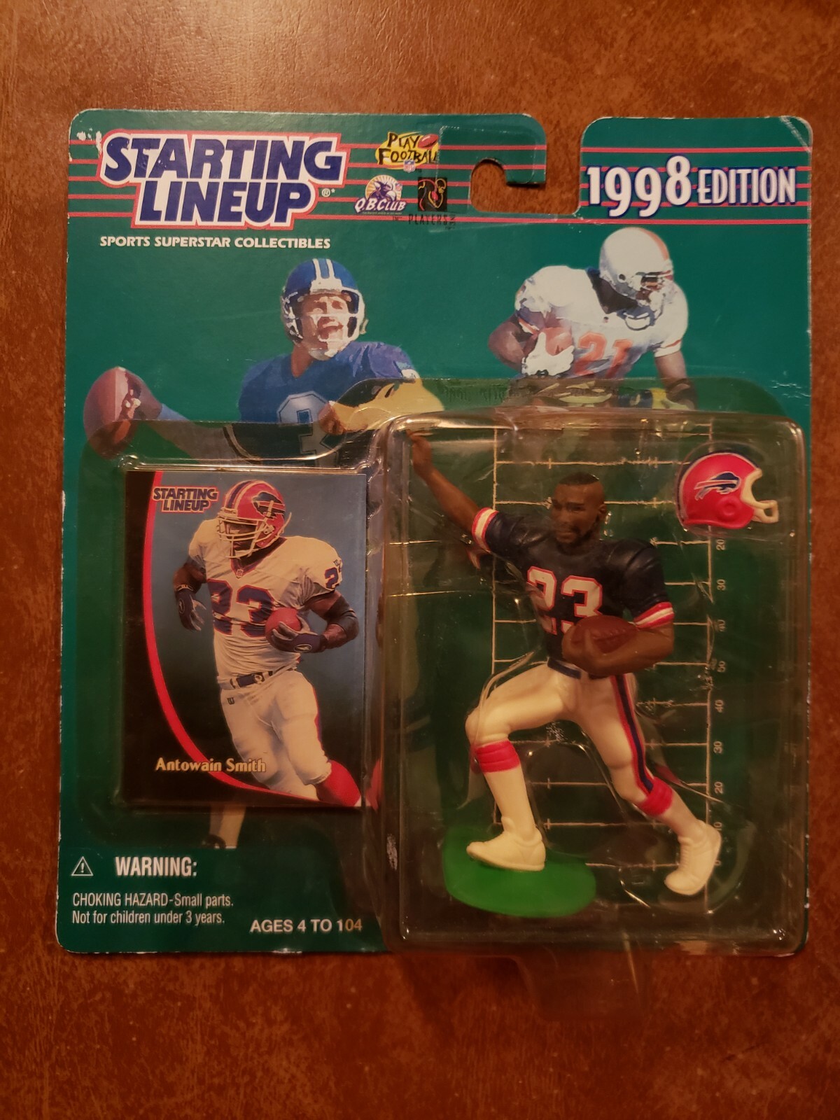 1998 Starting Lineup Antowain Smith # 23 Buffalo Bills 