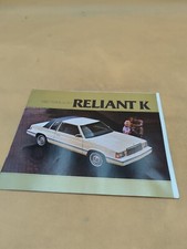 1982 Plymouth Reliant K Sales Brochure Dealer Original Book