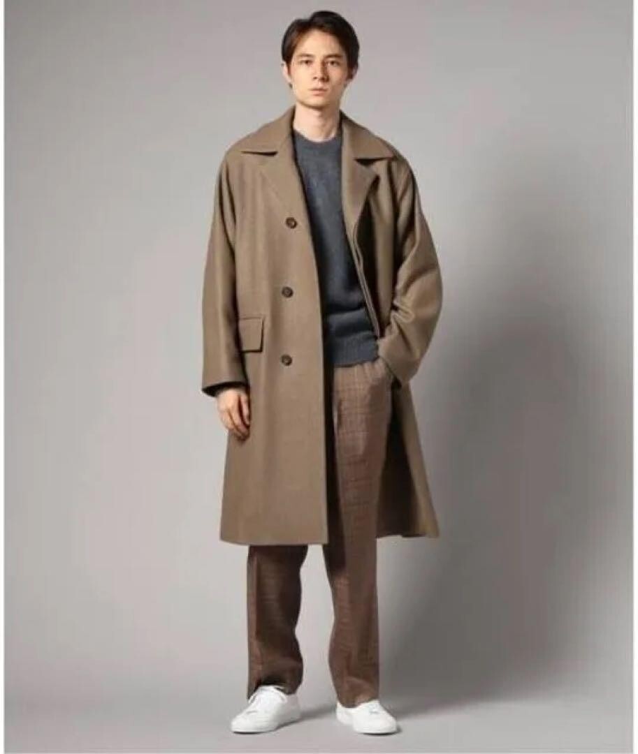 AURALEE Wool silk melton trench coat Brown Men's From Japan AURALEE Wool silk melton trench coat Brown Men's From Japan