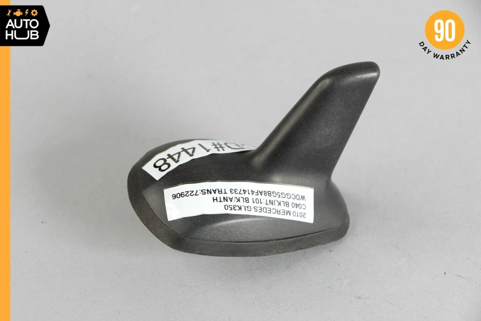 Antena de rádio 10-15 Mercedes X204 GLK350 C250 cupê barbatana de tubarão preta fabricante de equipamento original - Imagem 4 de 4