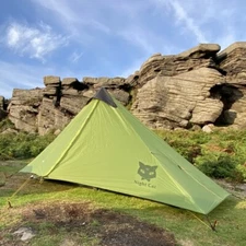 1 Person Camping Tent-1KG/2.2LB Ultralight One Person Backpacking & Hiking Tent