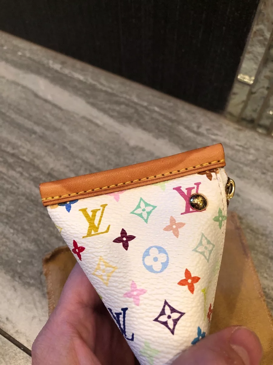 lv multicolor coin purse