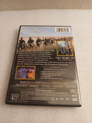 Glory (DVD, 1989) Z59 43396702899| eBay
