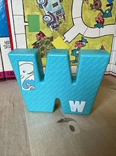 Vintage Tyco Sesame Street Jumbo Alphabet Replacement Letter "W" , Jim Henson