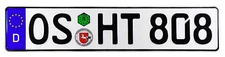 Osnabrück German License Plate by Z Plates