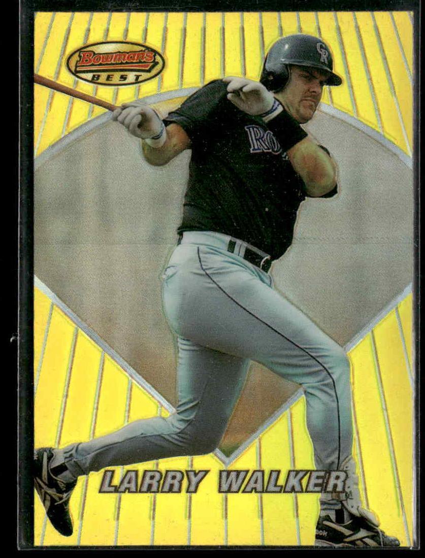 1996 Bowman's Best #83 Larry Walker Refractors