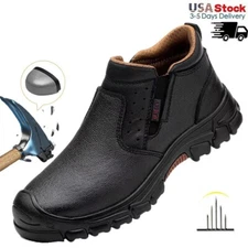 Men Safety Work Shoes Fashion Sneakers Welder Boots Composite toe work boot