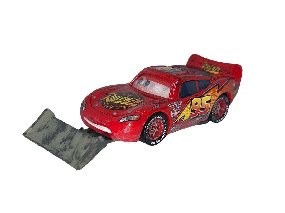 Disney Pixar Cars Lightning McQueen with Shovel 123 Loose Disney Pixar Cars Lightning McQueen with Shovel 123 Loose