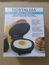 Nostalgia My Mini Griddle Orange New In Box