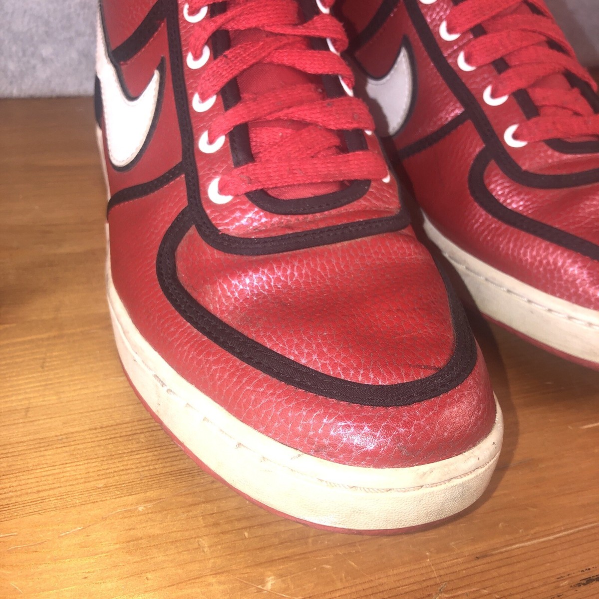 Nike Vandal High University Red Black White Sneakers 621187-600 Men\'s Size 12 Nike Vandal High University Red - Men main image 3