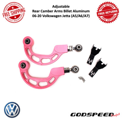 Godspeed Adj. Rear Camber Arms Billet Aluminum Fits 06-20 Volkswagen Jetta A5-A7