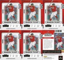 2021 Panini Contenders XANDER BOGAERTS - Lot of 6 Cards - #29 Base - Red Sox