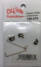 New Cal-Scale 476 Coupler Lift Bars with Stanchions | HO | 190-476 | $5 Offer