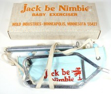 Vintage Jack Be Nimble Baby Jump Up Door Frame Exerciser Looks Unused In Box