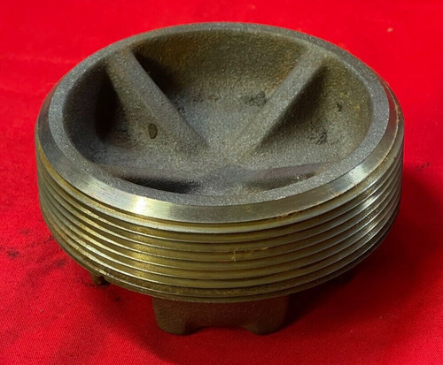 BLACK IRON PLUG BAR HEAD PIPE FITTING 4" 150 PSI