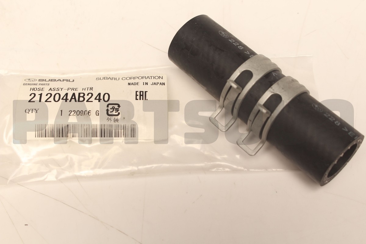 ハル④ 21204AB240 Genuine Subaru HOSE ASSY-PRE HTR 21204-AB240 | eBay