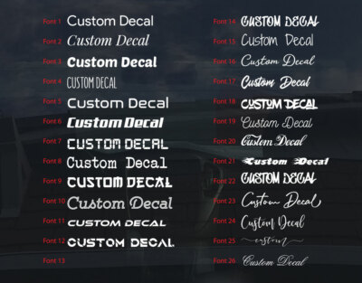 Vinyl Names Décor Decals, Stickers & Vinyl Art 1000mm CUSTOM TEXT Vinyl Sticker Decal For Shop/Car/Boat/Caravan U2013 CFX Vinyl Lettering Décor Decals, Stickers & Vinyl Art - Foto 8
