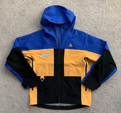 New! Nike ACG Misery Ridge GORE-TEX Rain Jacket sz SMALL Royal