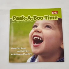 Peek-A-Boo Time Music CD & Lyrics Booklet Brite Music Janeen Brady Songs Baby