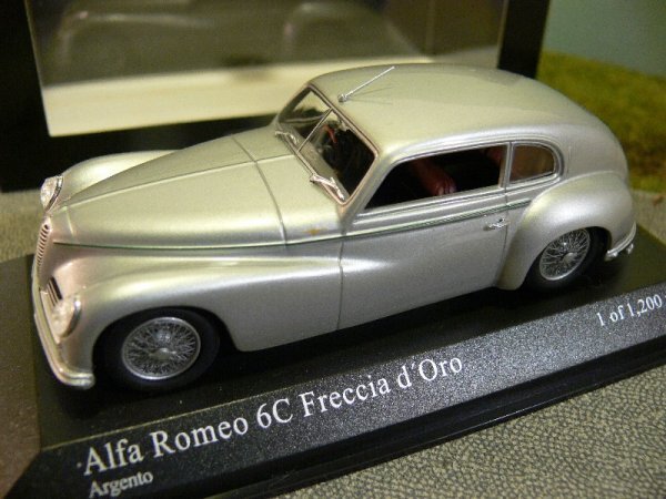 1/43 アルファロメオ 6C 2500 Freccia D`Oro 1947 1947 Alfa Romeo 6C 2500 Sport Freccia D'Oro | BINGO Co.,Ltd.