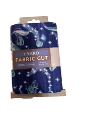 Fabric  Tradition - Precutt - 1 yard - Mermaids, Stars and Waves - Quilt Fabric