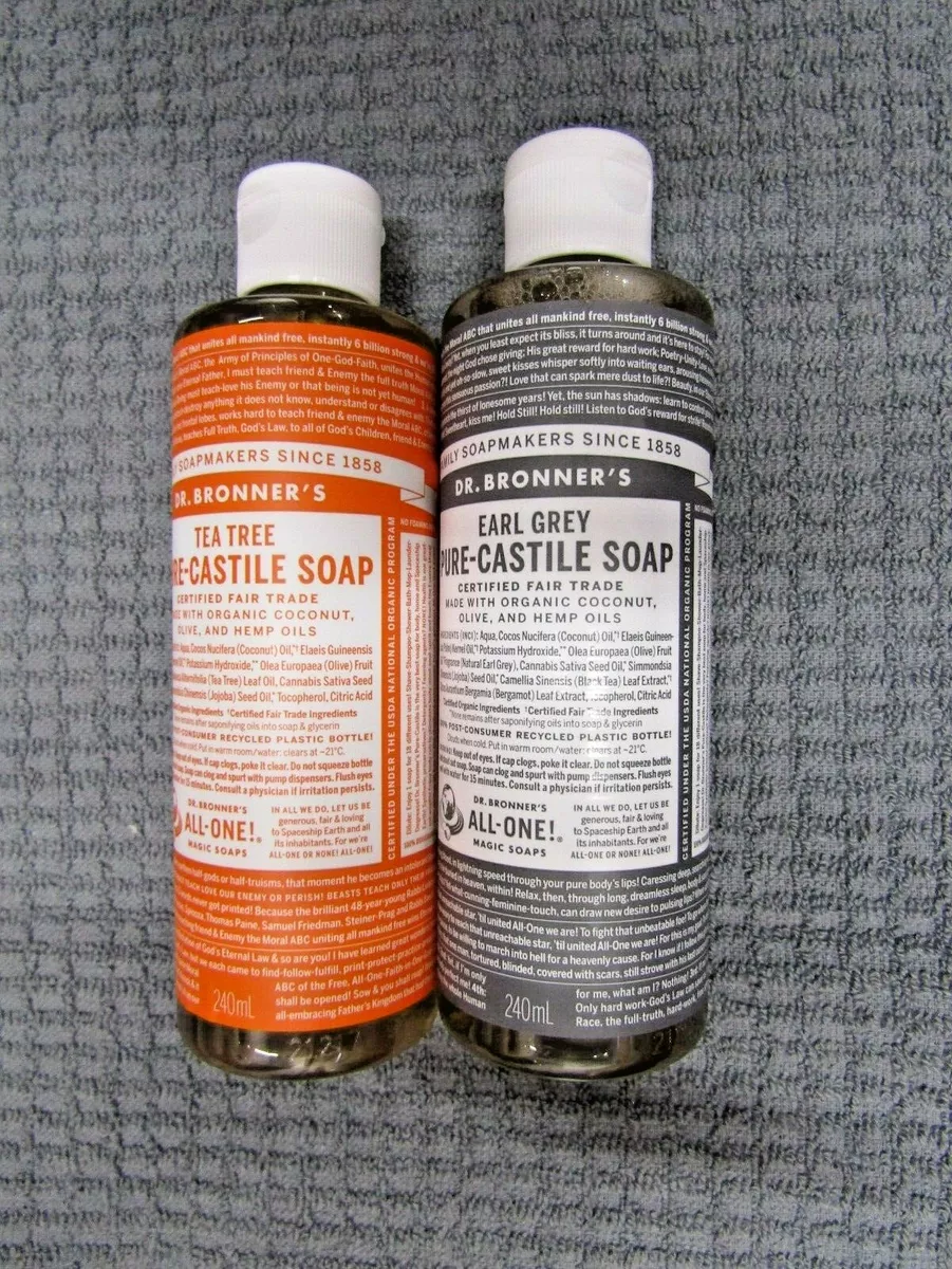 DR. BRONNER'S~~U PICK FROM 4 SCENTS~~PURE-CASTILE SOAP 8 OZ 35