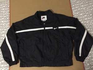 nike windbreaker jacket white and black