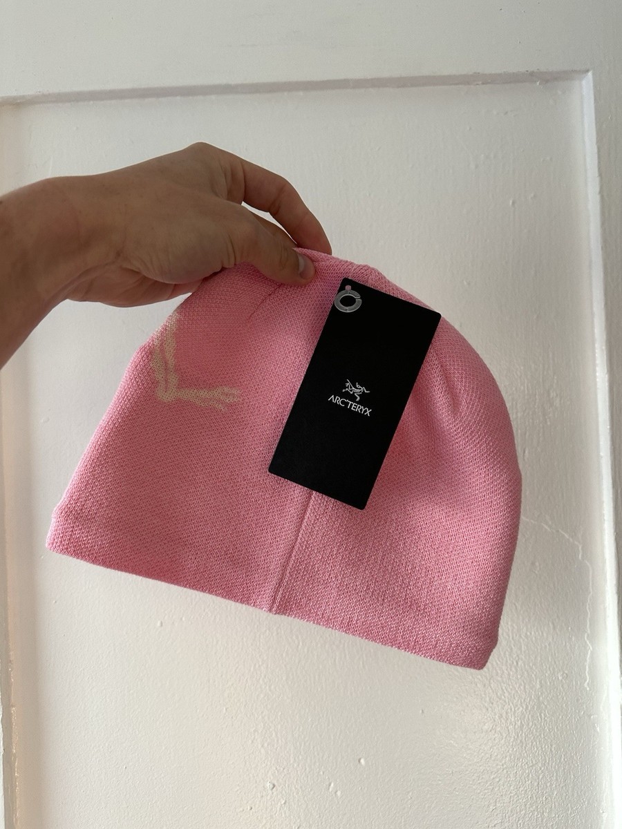Arcteryx Bird Head Toque Pink Skull Beanie New With Tags Pineberry