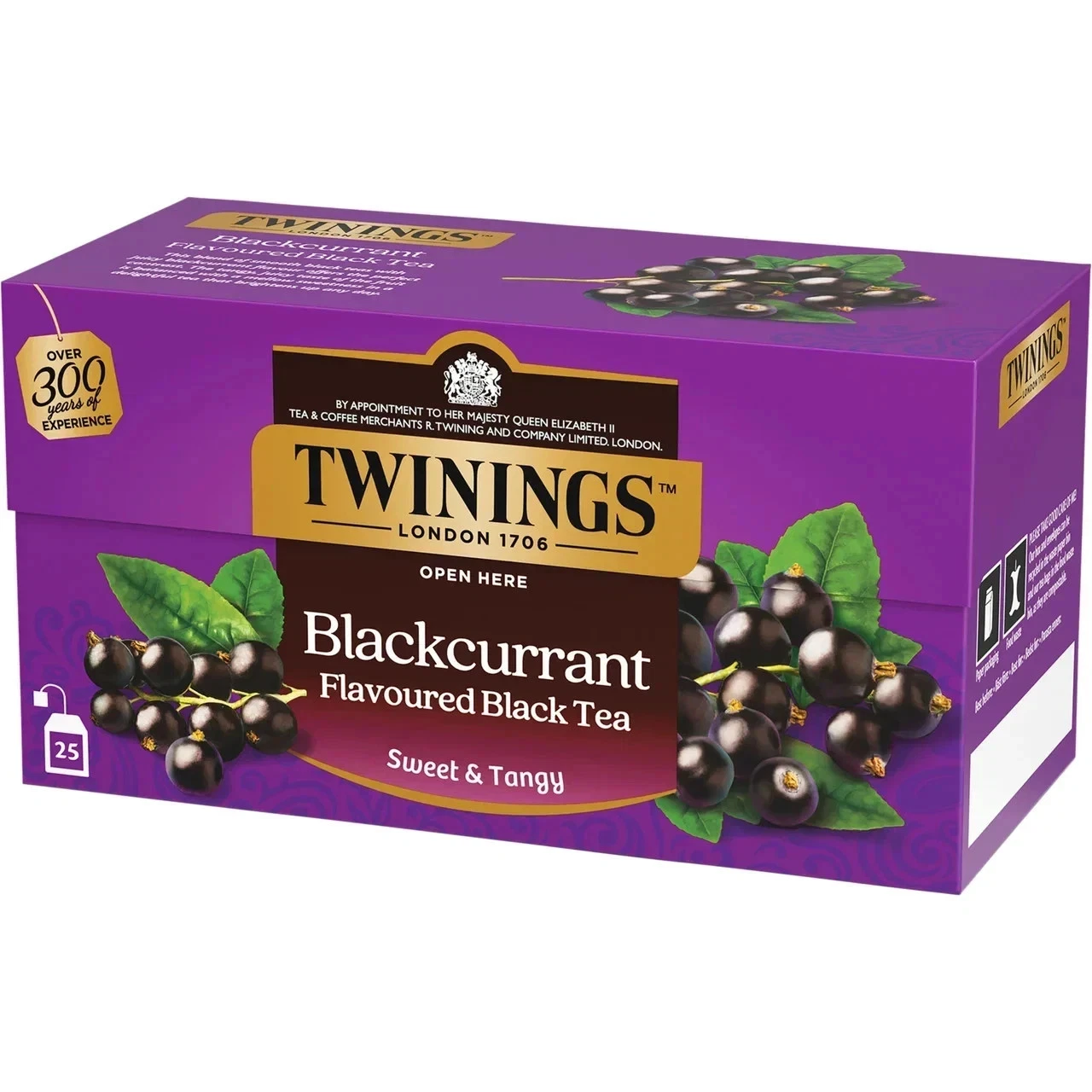 Twinings Blackcurrant Black Tea 25 Tea Bags