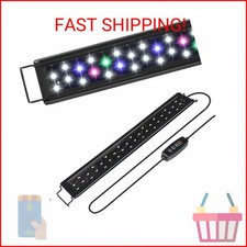 AQUANEAT LED Aquarium Light for 12 Inch Fish Tank, Auto On Off with Timer, Full