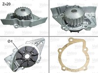 Valeo 506117 Wasserpumpe FÜR CitroËN Fiat Hyundai Lada Lancia Peugeot Rover Suzu