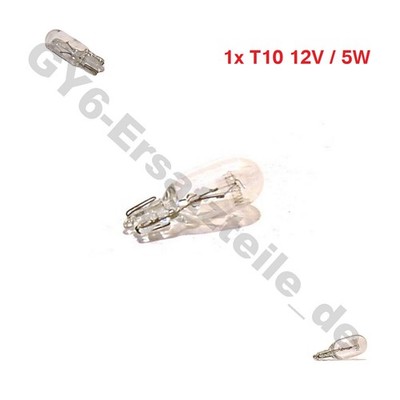ISTRUMENTEN BELEUCHTUNG 12V 5W T10 für BAOTIAN JONWAY JINAN QINGQI ZNEN CHINA 