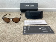 Serengeti Belair Sunglasses Polarized Photochromic Driver Lens Tortoise Frame