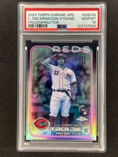 Christian Encarnacion-Strand 2024 Chrome Update Rookie Frozenfractor /0 PSA 10