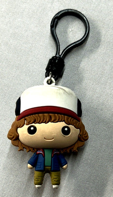 Stranger Things Netflix Dustin Key Chain Bag Clip Collectible Figure