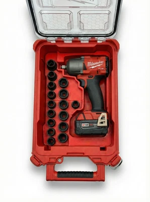 Milwaukee Packout Insert for M18 FUEL Mid Torque Impact Wrench + Socket Storage