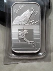 Fishing 1 Troy Oz .999 Fine Silver Bar Individual Capsule