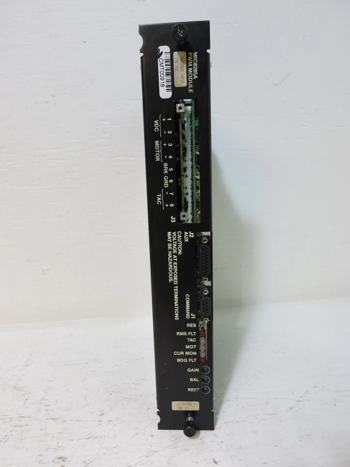 Emerson MIC8285A PVM PLC Module 308266-02 MIC8265A 308266-01 Servo Amplifier - Image 3 of 4