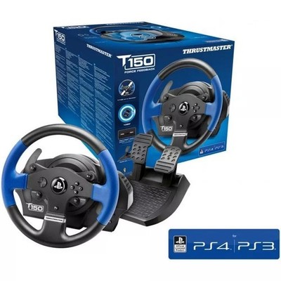 Thrustmaster T150 Force Feedback Lenkrad für PS4/PS3/PC mit Pedale