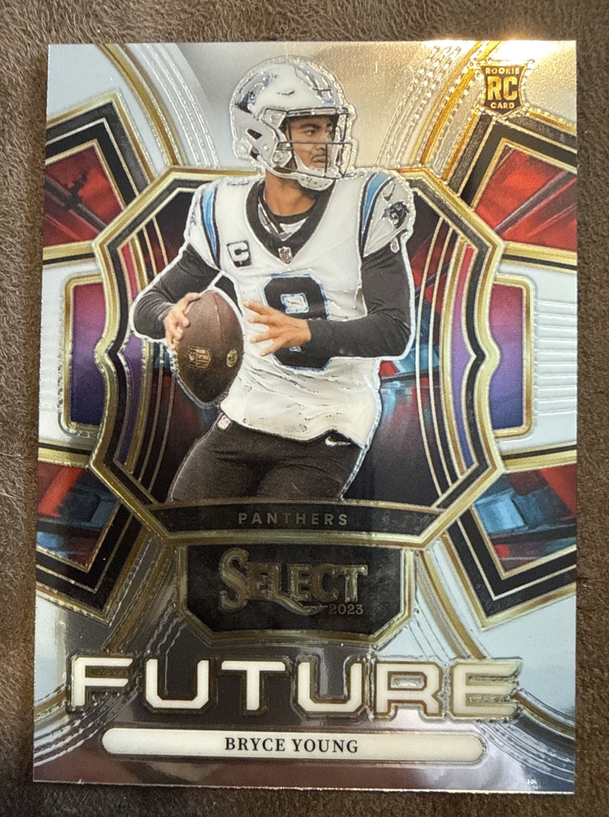 Bryce Young 2023 Panini Select Football Panthers Rookie #FUT-BYO Future Silver