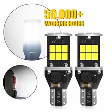 AUXITO T10 T15 921 White LED Reverse Backup Light Bulb Canbus Error Free 6000K